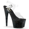 Pleaser DELIGHT-609 Black Vegan Platform High Heels
