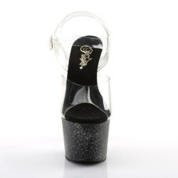 Pleaser DELIGHT-609 Black Vegan Platform High Heels
