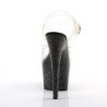 Pleaser DELIGHT-609 Black Vegan Platform High Heels