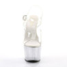 Pleaser ADORE-708MG Clear Platform High Heeled Sandals