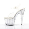 Pleaser ADORE-708MG Clear Platform High Heeled Sandals