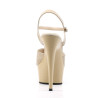 Pleaser DELIGHT-609 Cream Platform High Heels Shoes