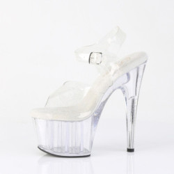 Pleaser ADORE-708MMG Glitter Platform High Heel Sandal