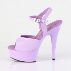 Pleaser DELIGHT-609 Lavender High Heeled Women Sandals