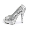 Fabulicious TWINKLE-18G Silver Glitter Sale Women
