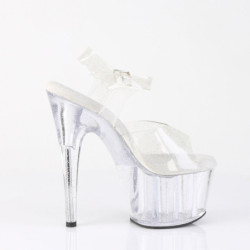 Pleaser ADORE-708MMG Glitter Platform High Heel Sandal