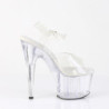 Pleaser ADORE-708MMG Glitter Platform High Heel Sandal