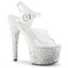 Pleaser DELIGHT-609 Red Platform High Heels Shoes Women
