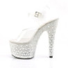 Pleaser DELIGHT-609 Red Platform High Heels Shoes Women