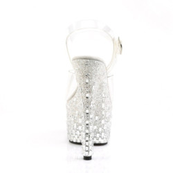 Pleaser ADORE-708MR-5 Strass Platform High Heel Sandal