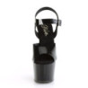 Pleaser ADORE-708N Black Jelly Like High Heeled Sandals