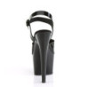 Pleaser ADORE-708N Black Jelly Like High Heeled Sandals