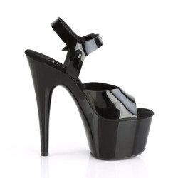 Pleaser ADORE-708N Black Jelly Like High Heeled Sandals