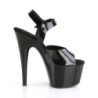 Pleaser ADORE-708N Black Jelly Like High Heeled Sandals