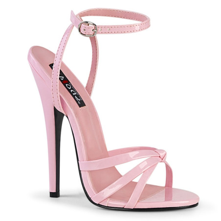 Devious DOMINA-108 Rose Stiletto Heeled Strappy Sandal