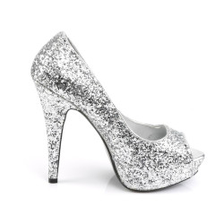 Fabulicious TWINKLE-18G Silver Glitter Sale Women