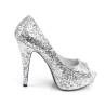 Fabulicious TWINKLE-18G Silver Glitter Sale Women