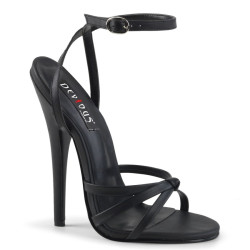 Devious DOMINA-108 Vegan Stiletto Heeled Strappy Sandal