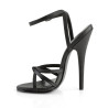 Devious DOMINA-108 Vegan Stiletto Heeled Strappy Sandal