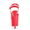 Pleaser ADORE-708N Red Jelly Like High Heeled Sandals