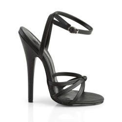 Devious DOMINA-108 Vegan Stiletto Heeled Strappy Sandal