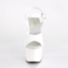 Pleaser ADORE-708N White Jelly Like High Heeled Sandals