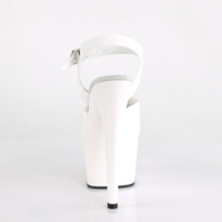 Pleaser ADORE-708N White Jelly Like High Heeled Sandals
