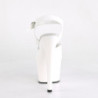 Pleaser ADORE-708N White Jelly Like High Heeled Sandals