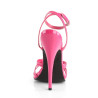 Devious DOMINA-108 Pink Stiletto Heeled Strappy Sandal