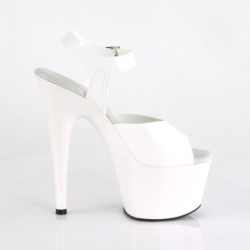 Pleaser ADORE-708N White Jelly Like High Heeled Sandals