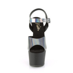 Pleaser ADORE-708N-DT Pewter Hologram Black Sale Women