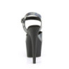 Pleaser ADORE-708N-DT Pewter Hologram Black Sale Women