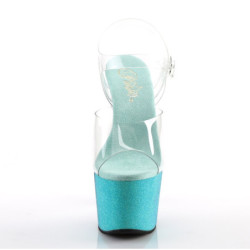 Pleaser ADORE-708OMBRE Transparent Baby Blue Blue Ombre
