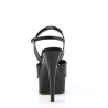Pleaser EXCITE-609 Black High Heeled Platform Sandals