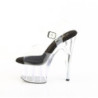 Pleaser ADORE-708PREM Black Insole Platform High Heels