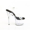 Pleaser ADORE-708PREM Black Insole Platform High Heels
