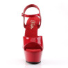 Pleaser KISS-209 Red High Heeled Platform Shoes Women