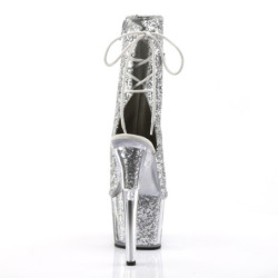 Pleaser ADORE-1018G Silver Glitter Sale Women