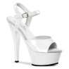 Pleaser KISS-209 White High Heeled Platform Shoes Women
