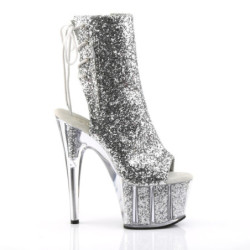 Pleaser ADORE-1018G Silver Glitter Sale Women