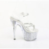 Pleaser ADORE-708PREM-STNG Glitter Platform High Heels