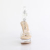 Fabulicious MARTINI-505 Clear Cream High Heels Sandal