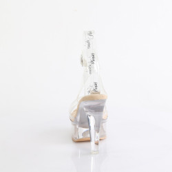 Fabulicious MARTINI-505 Clear Cream High Heels Sandal