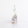 Fabulicious MARTINI-505 Clear Cream High Heels Sandal
