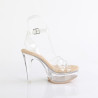 Fabulicious MARTINI-505 Clear Cream High Heels Sandal