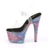 Pleaser ADORE-708REFL Neon Platform High Heels Sandals