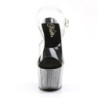 Pleaser ADORE-708SRS Black Insole Platform High Heels