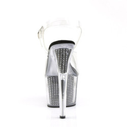 Pleaser ADORE-708SRS Black Insole Platform High Heels