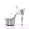 Pleaser ADORE-708SRS White Insole Platform High Heels