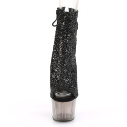 Pleaser ADORE-1018GT Black Glitter Tinted Sale Women